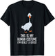 This Is My Human Costume I'm Really A Goose T-Shirt - T-Shirt | Black