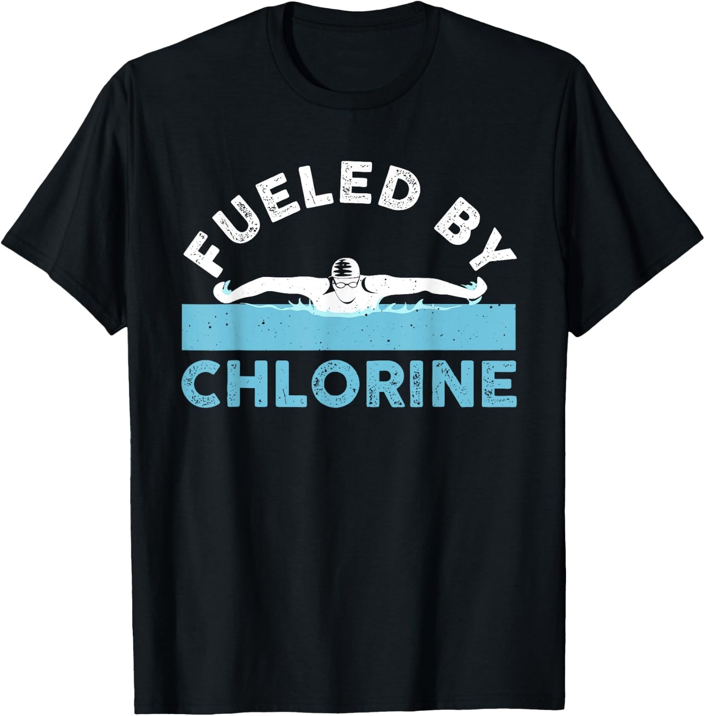 Funny Swimming Designs Women Water Sports Lovers T-Shirt - T-Shirt | Black