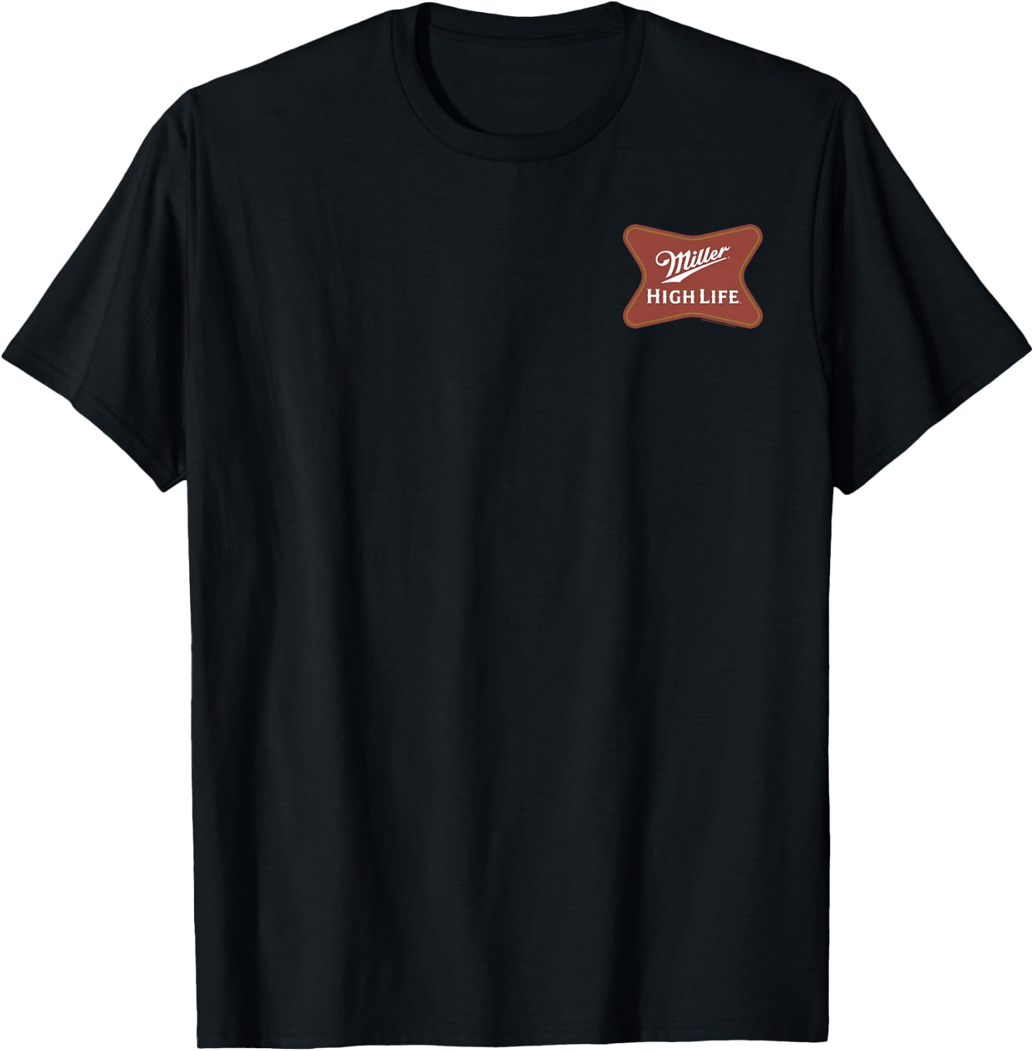 Coors Classic Miller High Life Front and Back T-Shirt - T-Shirt | Black