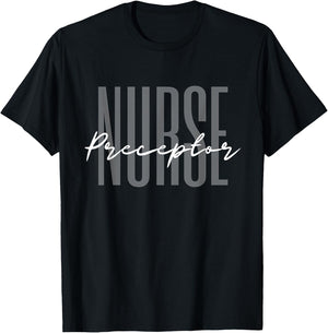 Nurse Preceptor Nurse Supervisor Registered Nurse CNA T-Shirt - T-Shirt | Black