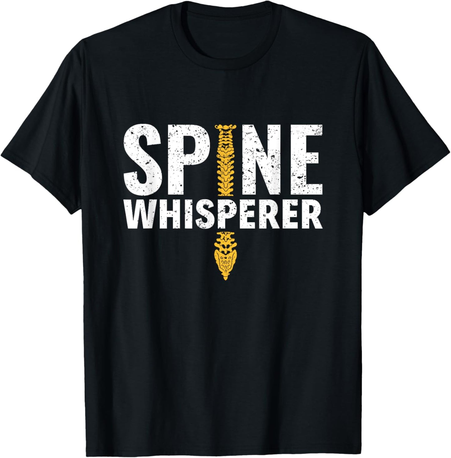 Spine Whisperer Chiropractic Chiropractor Spine Adjustment T-Shirt - T-Shirt | Black
