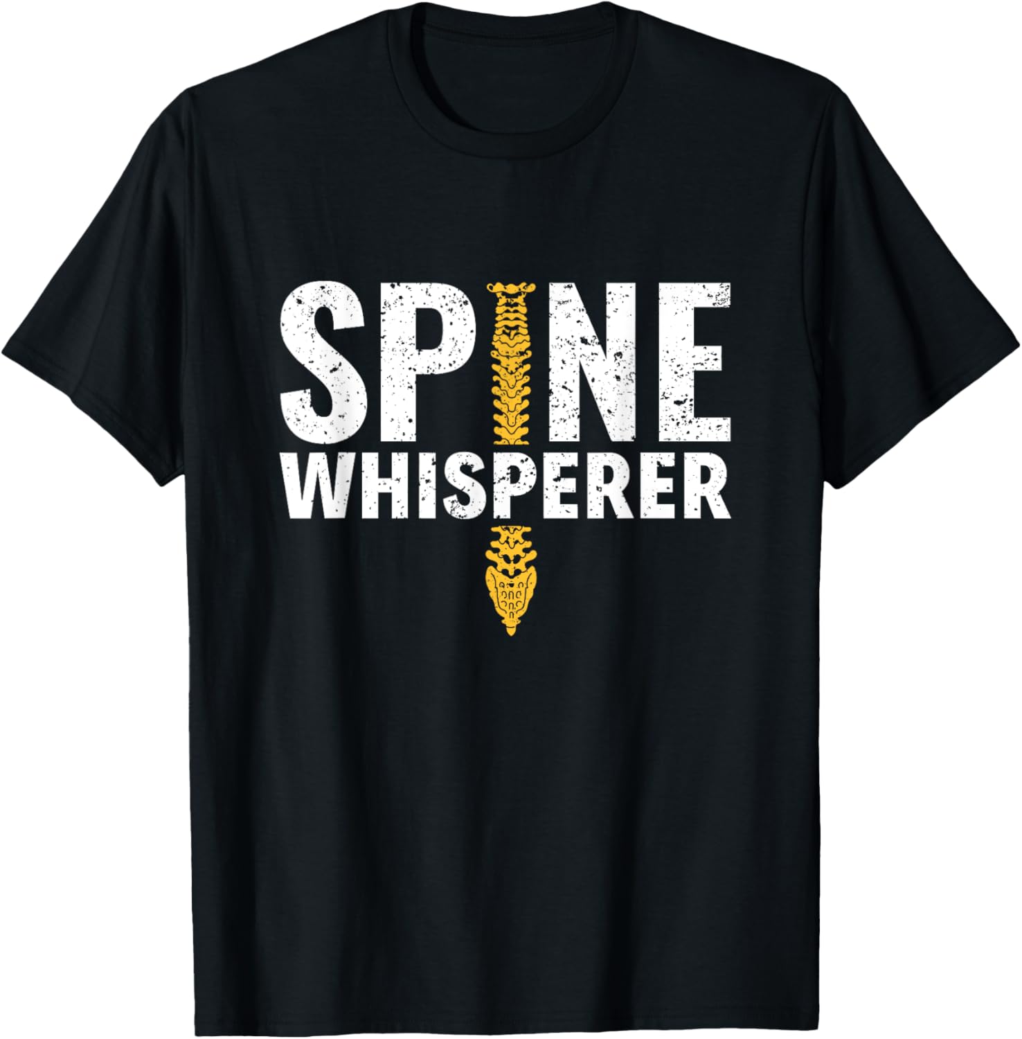 Spine Whisperer Chiropractic Chiropractor Spine Adjustment T-Shirt - T-Shirt | Black