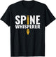 Spine Whisperer Chiropractic Chiropractor Spine Adjustment T-Shirt - T-Shirt | Black