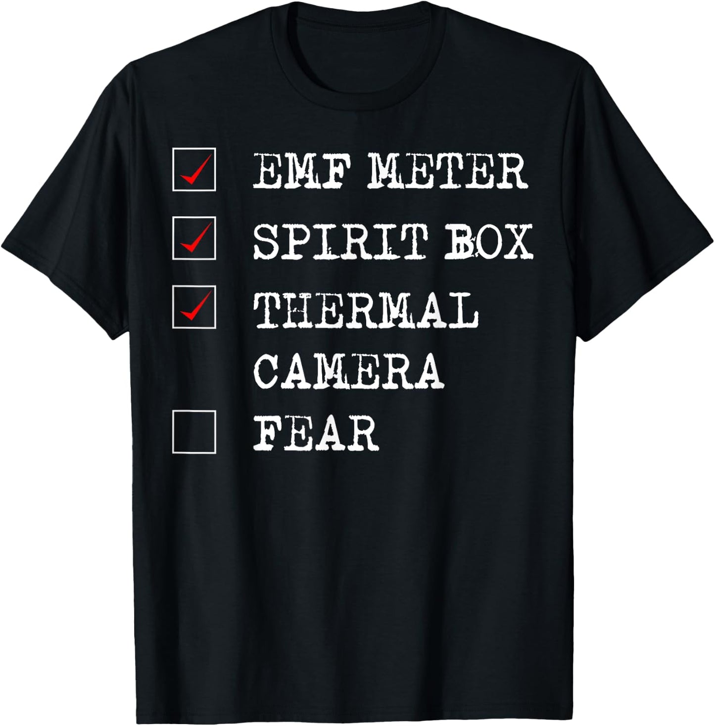 Phasmophobia - Ghost Hunter - Paranormal Investigators T-Shirt - T-Shirt | Black