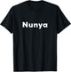 Nunya T-Shirt - T-Shirt | Black