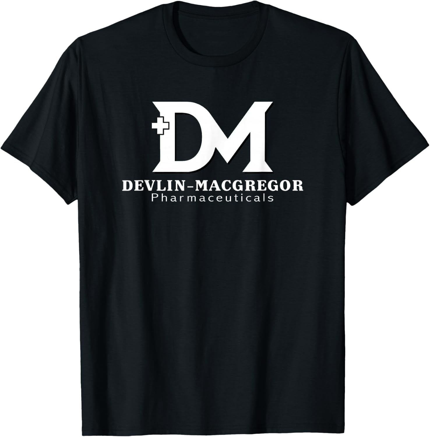 Aura Apparel -Adults & Kids Black Modern Medicine Retro T-Shirt - T-Shirt | Black