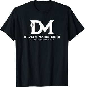Aura Apparel -Adults & Kids Black Modern Medicine Retro T-Shirt - T-Shirt | Black