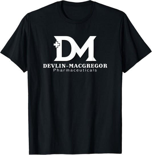 Aura Apparel -Adults & Kids Black Modern Medicine Retro T-Shirt - T-Shirt | Black