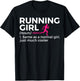 Running Girl Definition Funny Runner T-Shirt - T-Shirt | Black