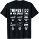 Things I Do in My Spare Time Car Enthusiast Funny Car Guy T-Shirt - T-Shirt | Black