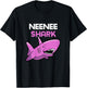 NeeNee Shark Funny Family Nee-Nee T-Shirt - T-Shirt | Black