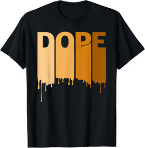 Dope Black History Month Melanin Poppin Proud Black Women T-Shirt - T-Shirt | Black