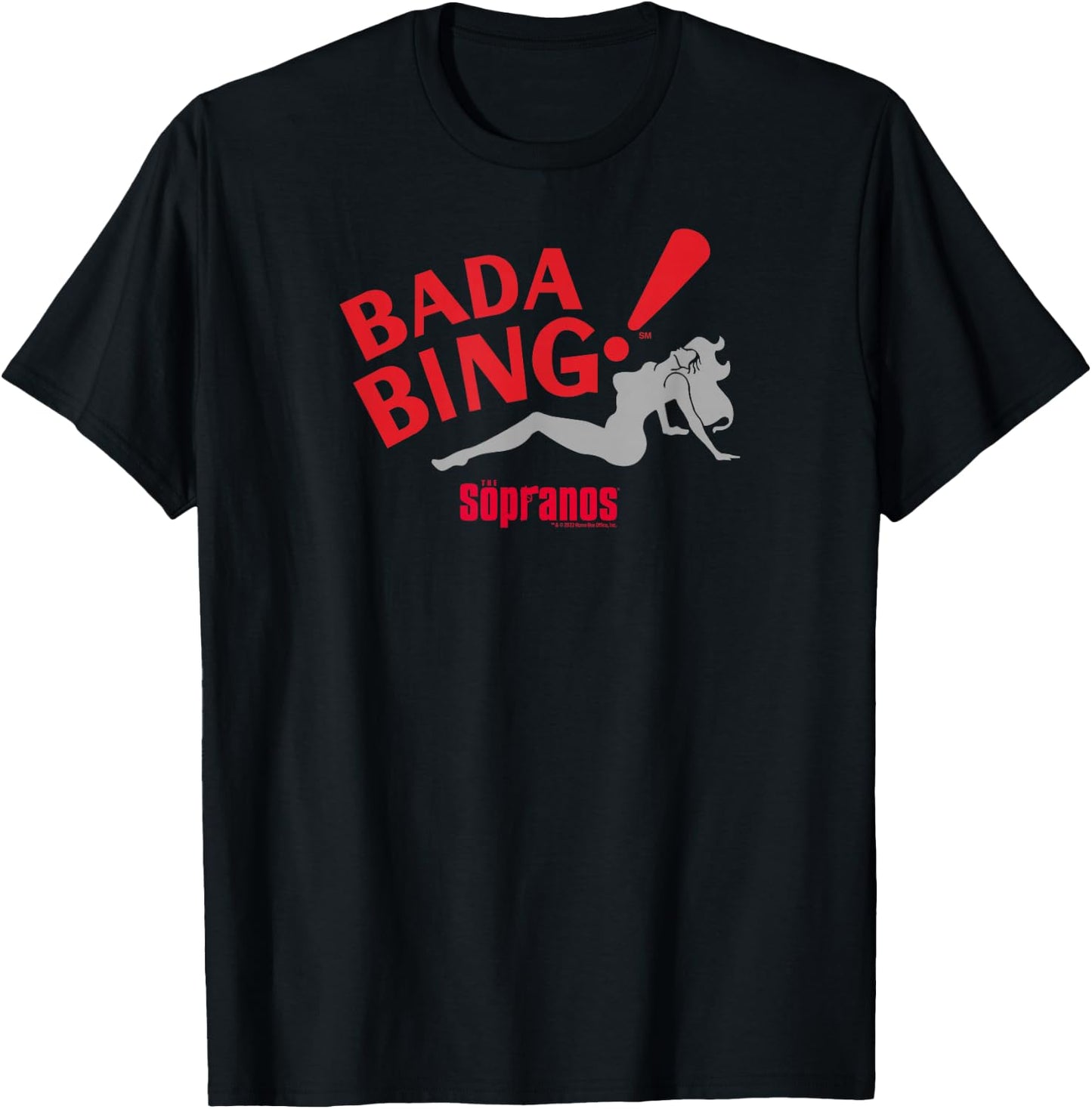 The Sopranos Bada Bing! Adult T-Shirt - T-Shirt | Black