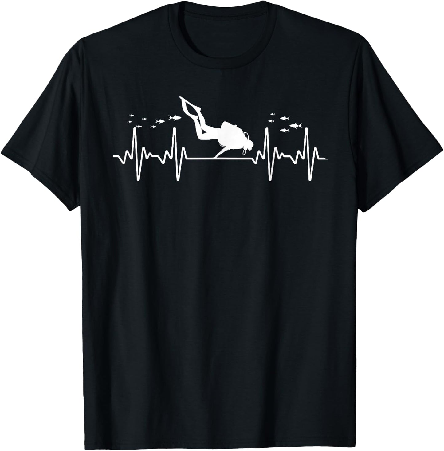 Cool Scuba Diving Art Women Scuba Dive Diver Diving T-Shirt - T-Shirt | Black