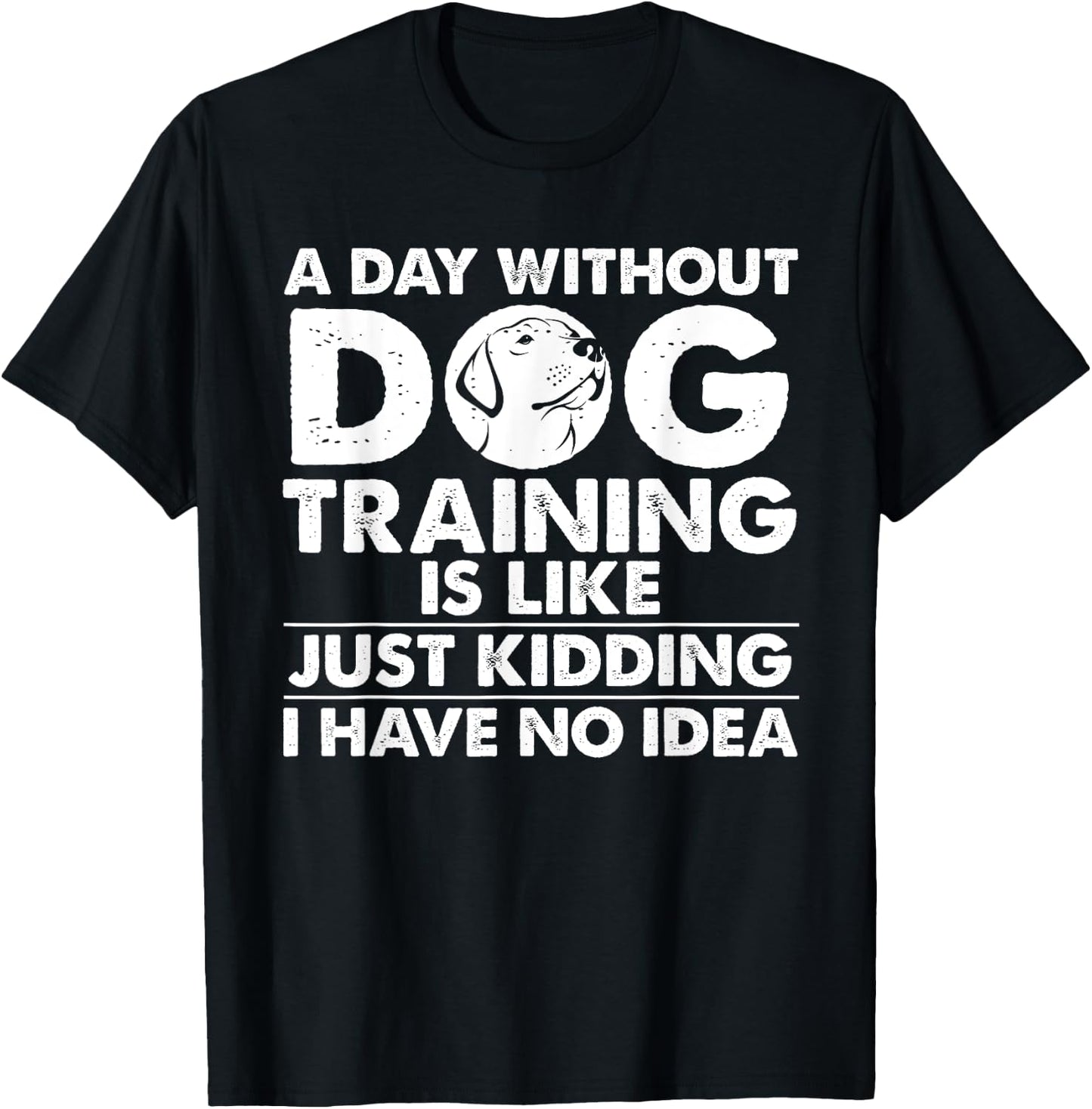 Funny Dog Trainer Design Women Dog Walking Agility T-Shirt - T-Shirt | Black
