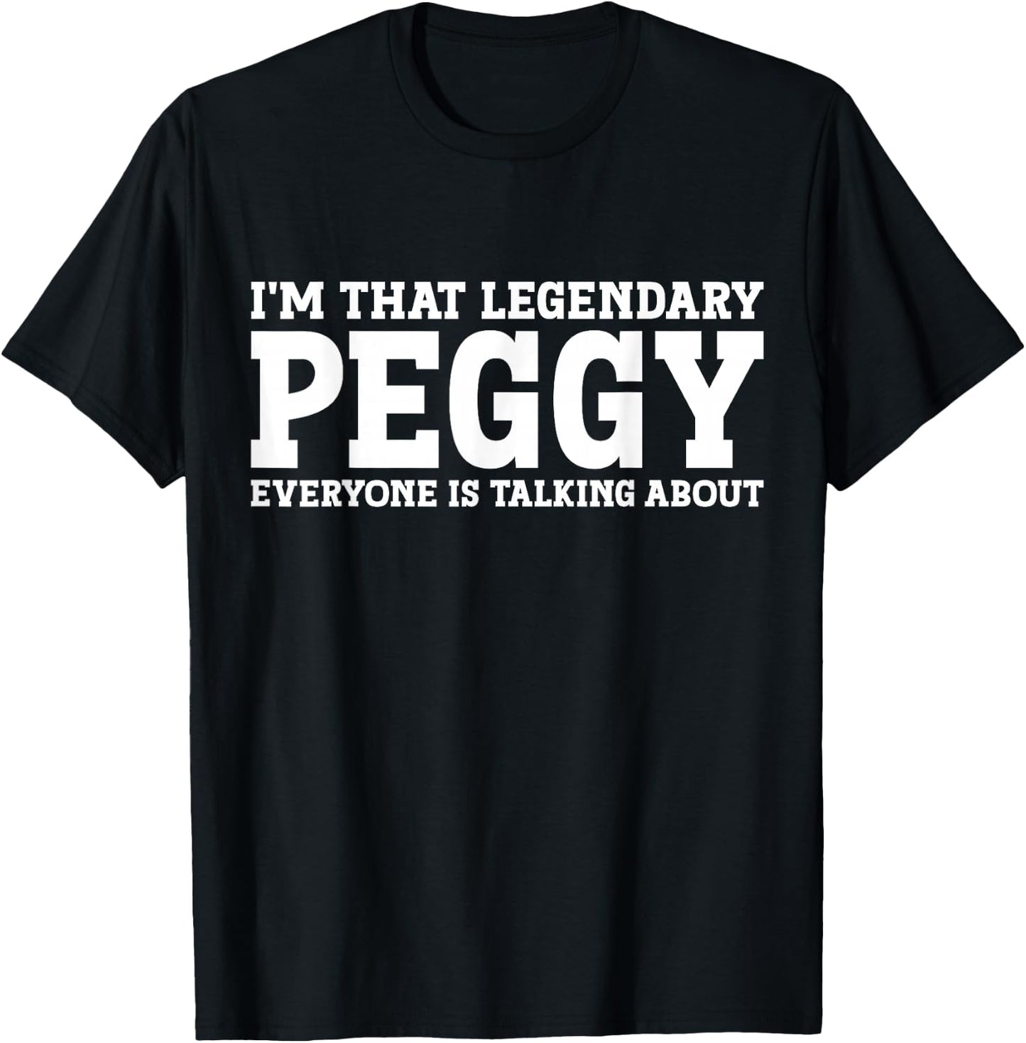 Peggy personal name Women T-Shirt - T-Shirt | Black