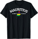 Mauritius Flag Lover T-Shirt - T-Shirt | Black
