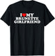 I Love My Brunette Girlfriend T-Shirt - T-Shirt | Black