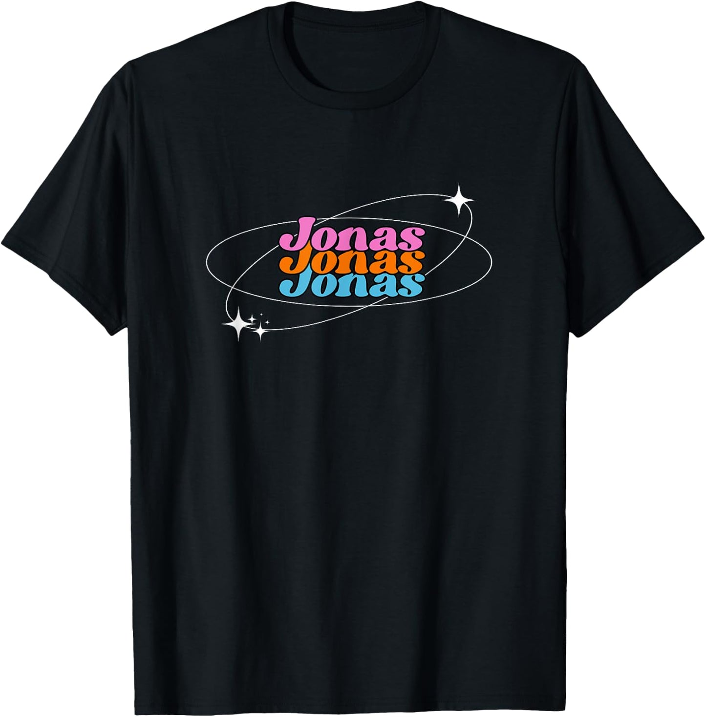 Funny Jonas first given name pride vintage T-Shirt - T-Shirt | Black