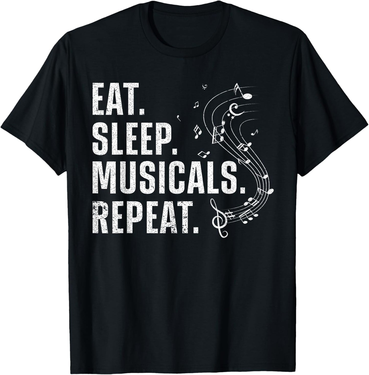 Cool Musical Design Women Broadway Musical Theatre T-Shirt - T-Shirt | Black