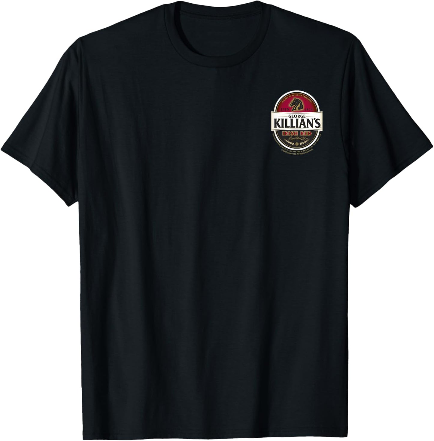 Coors Brewing Company George Killian's Small Pocket Logo T-Shirt - T-Shirt | Black