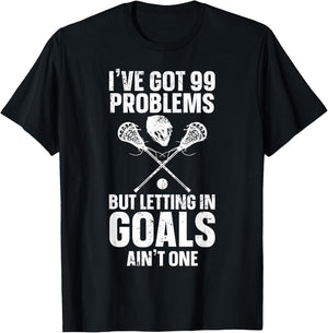 Lacrosse Goalie Lax Goalkeeper Lacrosse Player Definition T-Shirt - T-Shirt | Black