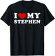 I Love My Stephen, I Heart My Stephen T-Shirt - T-Shirt | Black