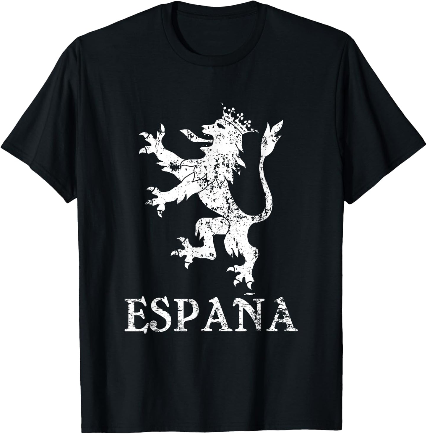 Espana Spain Lion Symbol Spanish Spaniard Pride T-Shirt - T-Shirt | Black