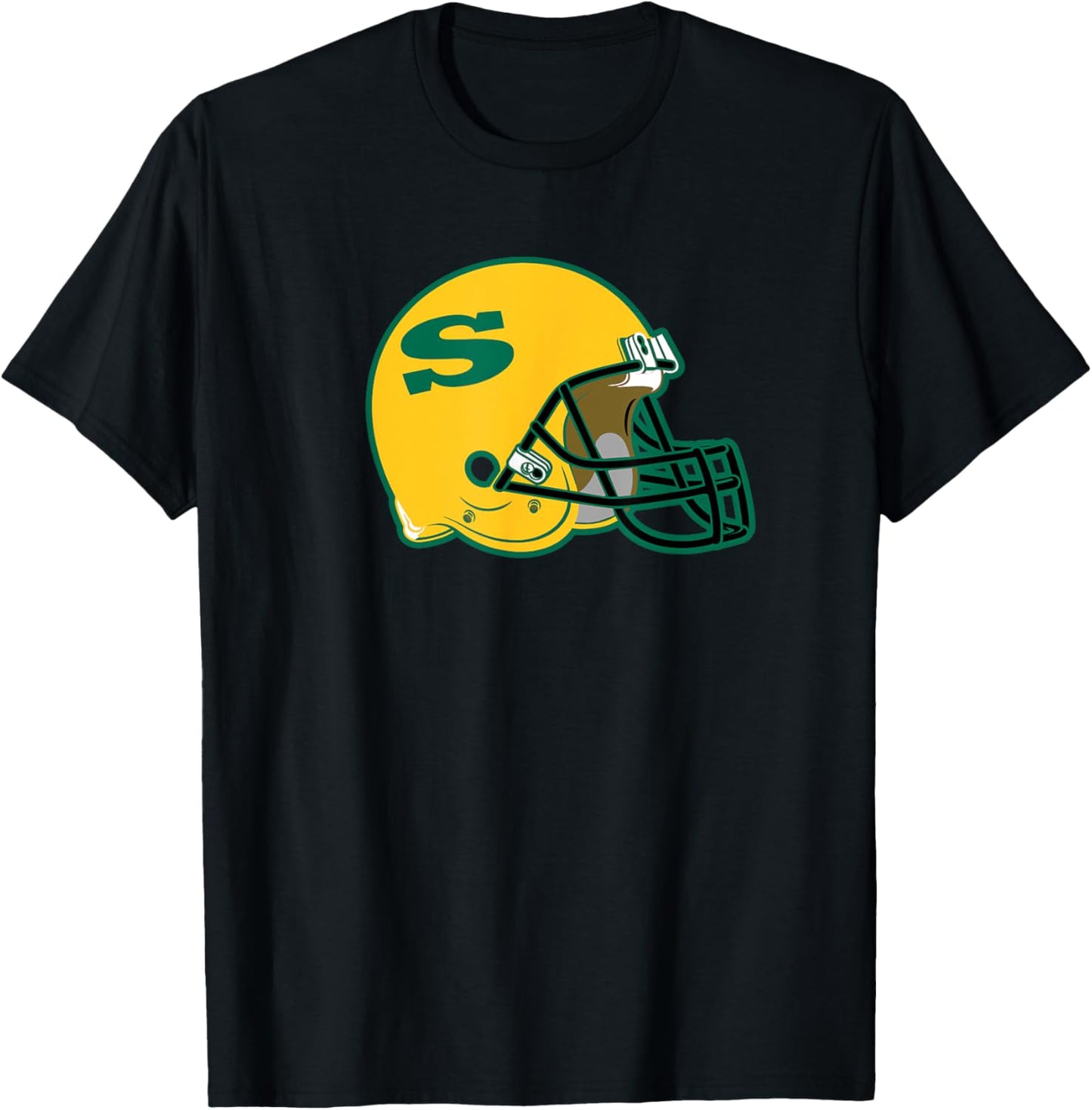 Siena College Throwback Football Helmet Vintage T-Shirt - T-Shirt | Black
