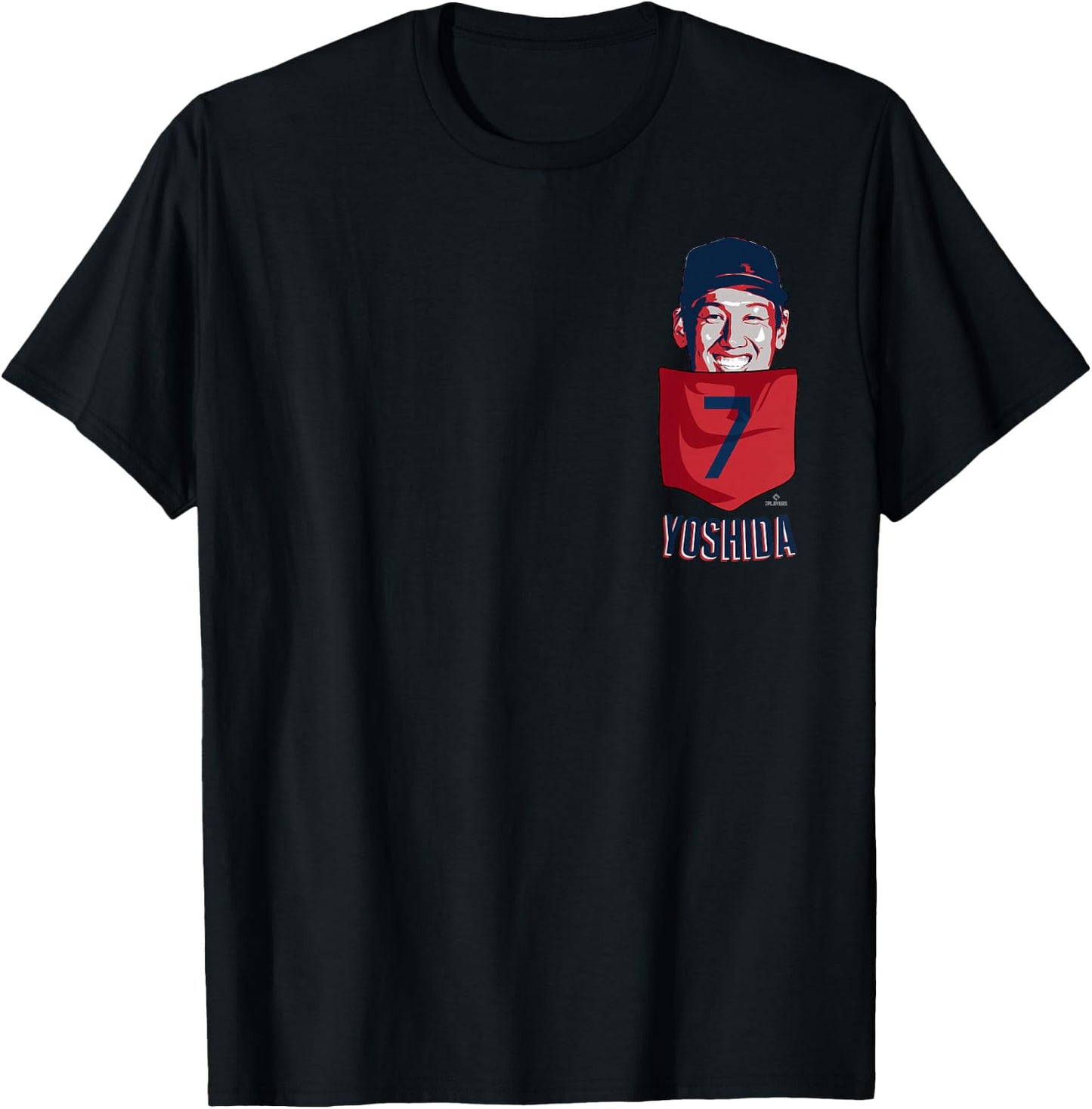 Masataka Yoshida Boston Baseball Pocket MLBPA T-Shirt - T-Shirt | Black