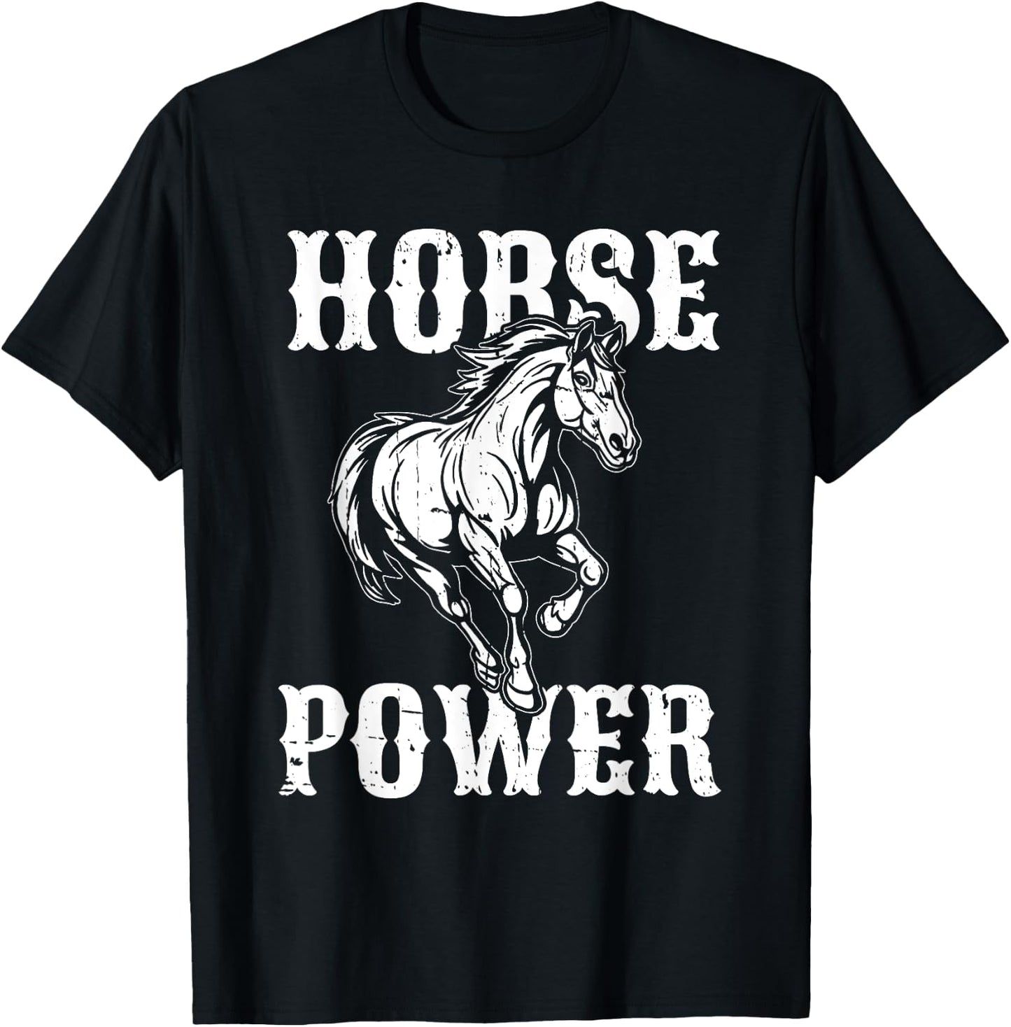 Horse Power T-Shirt - T-Shirt | Black