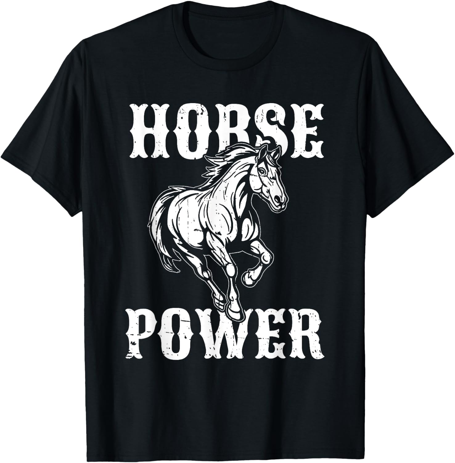 Horse Power T-Shirt - T-Shirt | Black