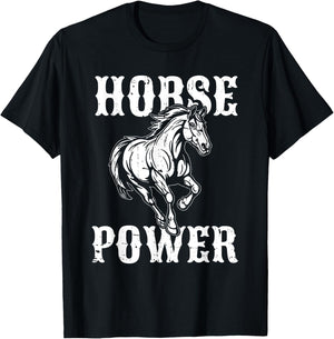 Horse Power T-Shirt - T-Shirt | Black