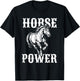Horse Power T-Shirt - T-Shirt | Black