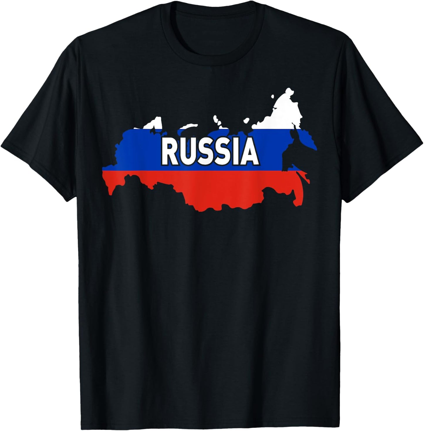 Proud Family and Patriotic Flag of Country Russia T-Shirt - T-Shirt | Black