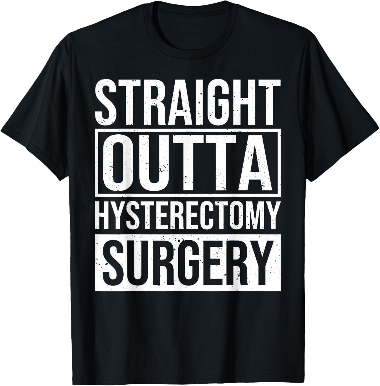 Funny Hysterectomy Endometriosis Surgery Recovery T-Shirt - T-Shirt | Black
