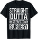Funny Hysterectomy Endometriosis Surgery Recovery T-Shirt - T-Shirt | Black