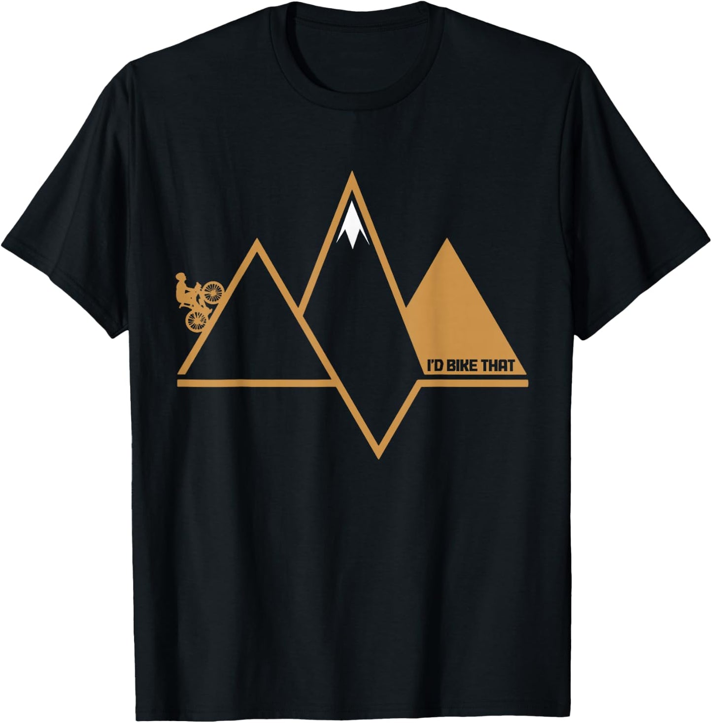 Mountain Bike I'd bike That MTB Enduro Biking Mountain Biker T-Shirt - T-Shirt | Black
