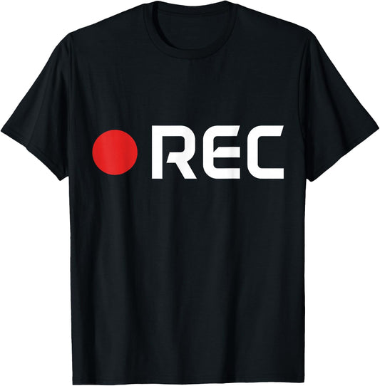 Cameraman REC Camera Man Film Movie Director Filmmaker T-Shirt - T-Shirt | Black