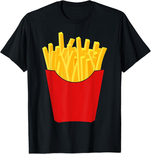 French Fries French Fry Costume Shirt T-Shirt - T-Shirt | Black