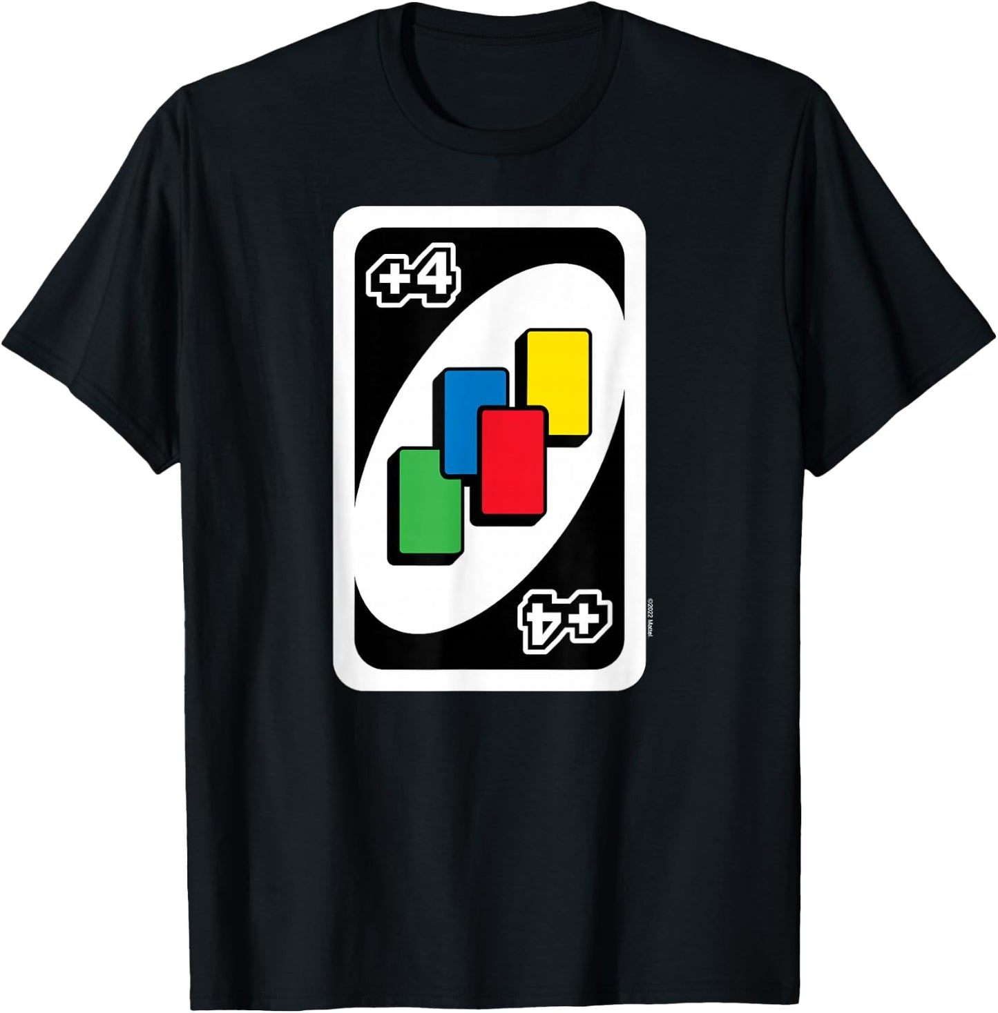 UNO - Draw Four Card T-Shirt - T-Shirt | Black