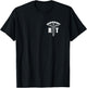 Respiratory Therapy Therapist Caduceus White (Front Design) T-Shirt - T-Shirt | Black
