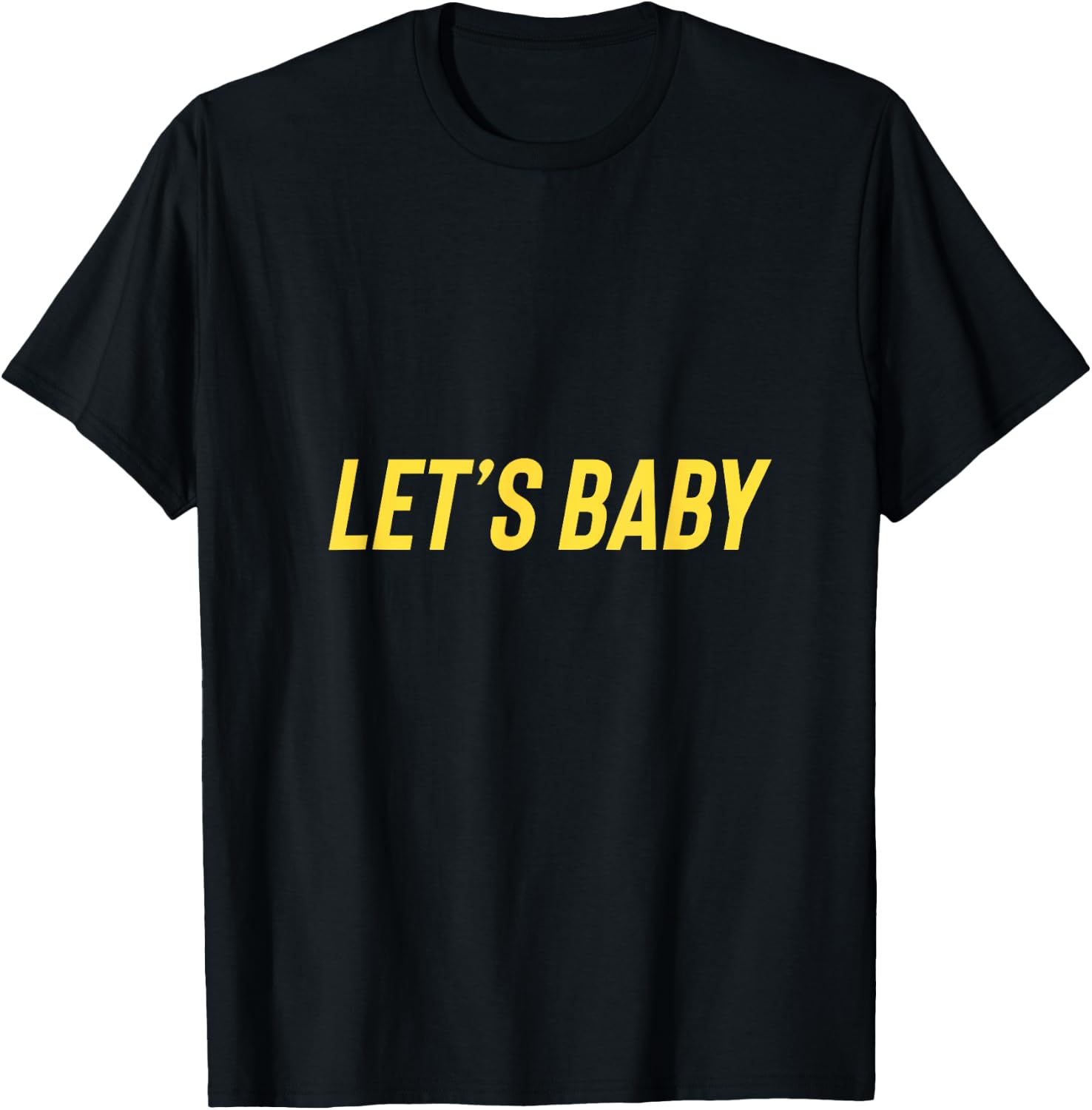 Senor Pink "Let's Baby" Tank T-Shirt - T-Shirt | Black