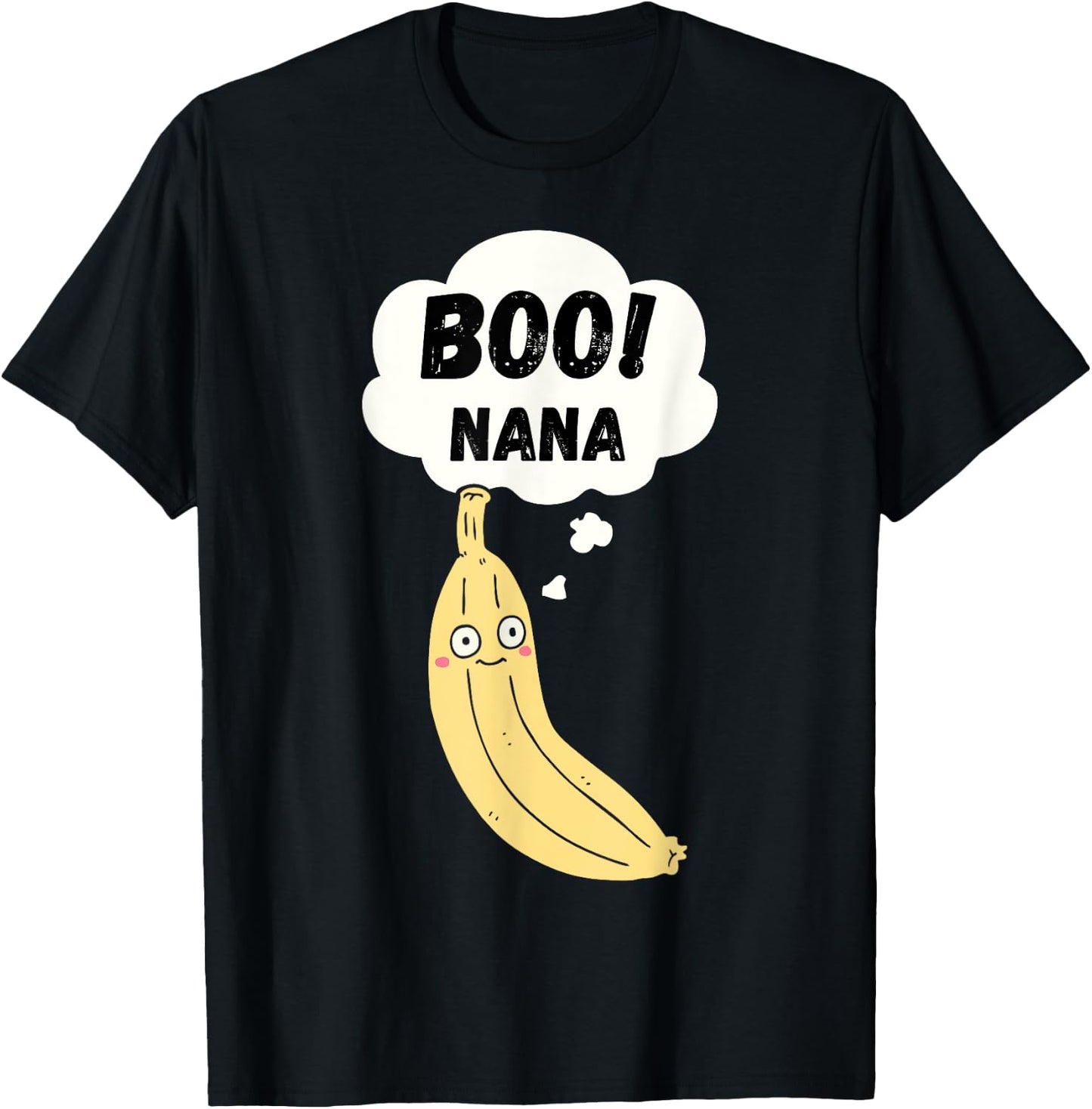 Boonana Boo-Nana Funny Halloween Costume Ghost Banana Puns T-Shirt - T-Shirt | Black