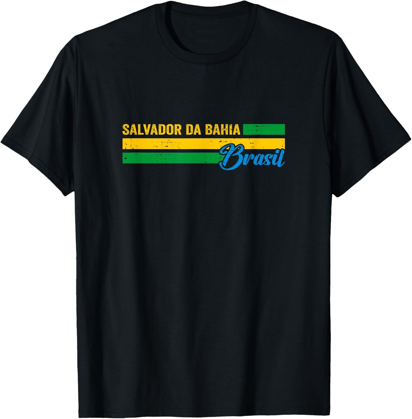 Salvador da Bahia Brazil Holiday Souvenir T-Shirt - T-Shirt | Black