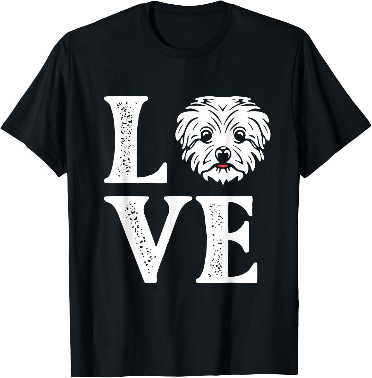 Love - Maltese Owner Puppy Lover Dog Lover Puppies Women Kids T-Shirt - T-Shirt | Black