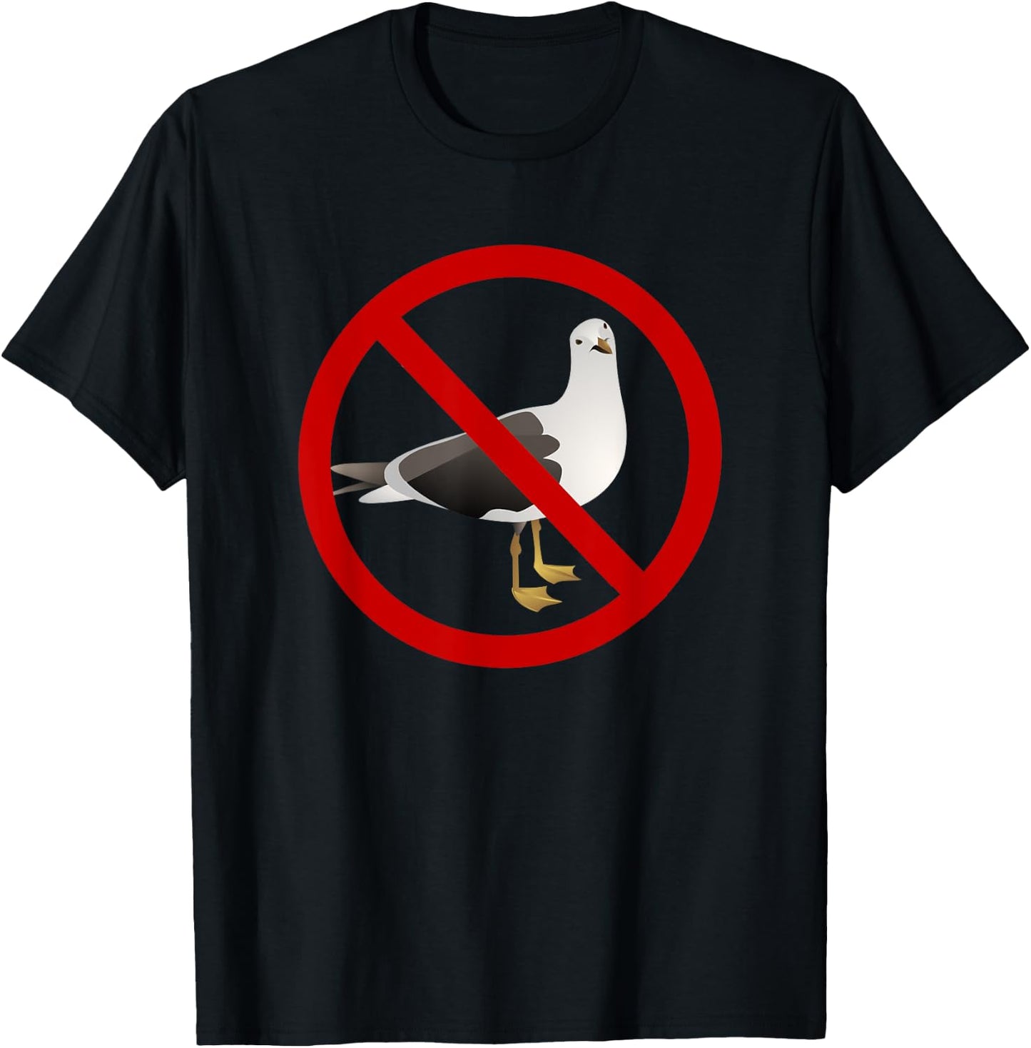 I Hate Seagulls T-Shirt - T-Shirt | Black