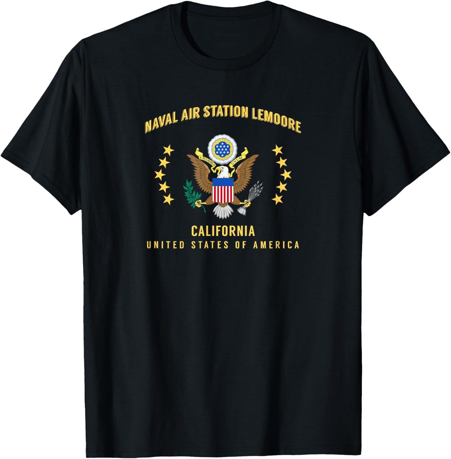 Naval Air Station Lemoore T-Shirt - T-Shirt | Black