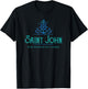 Saint John, New Brunswick, Canada Nautical Design T-Shirt - T-Shirt | Black
