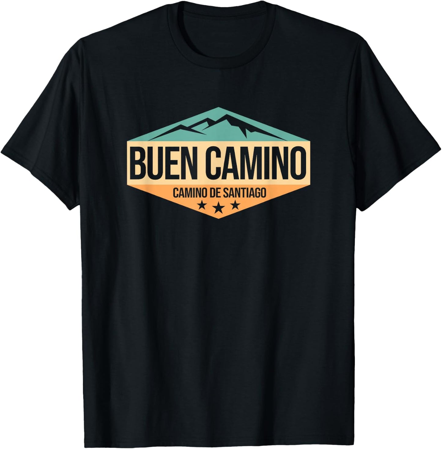 Camino de Santiago Way of Saint James T-Shirt - T-Shirt | Black